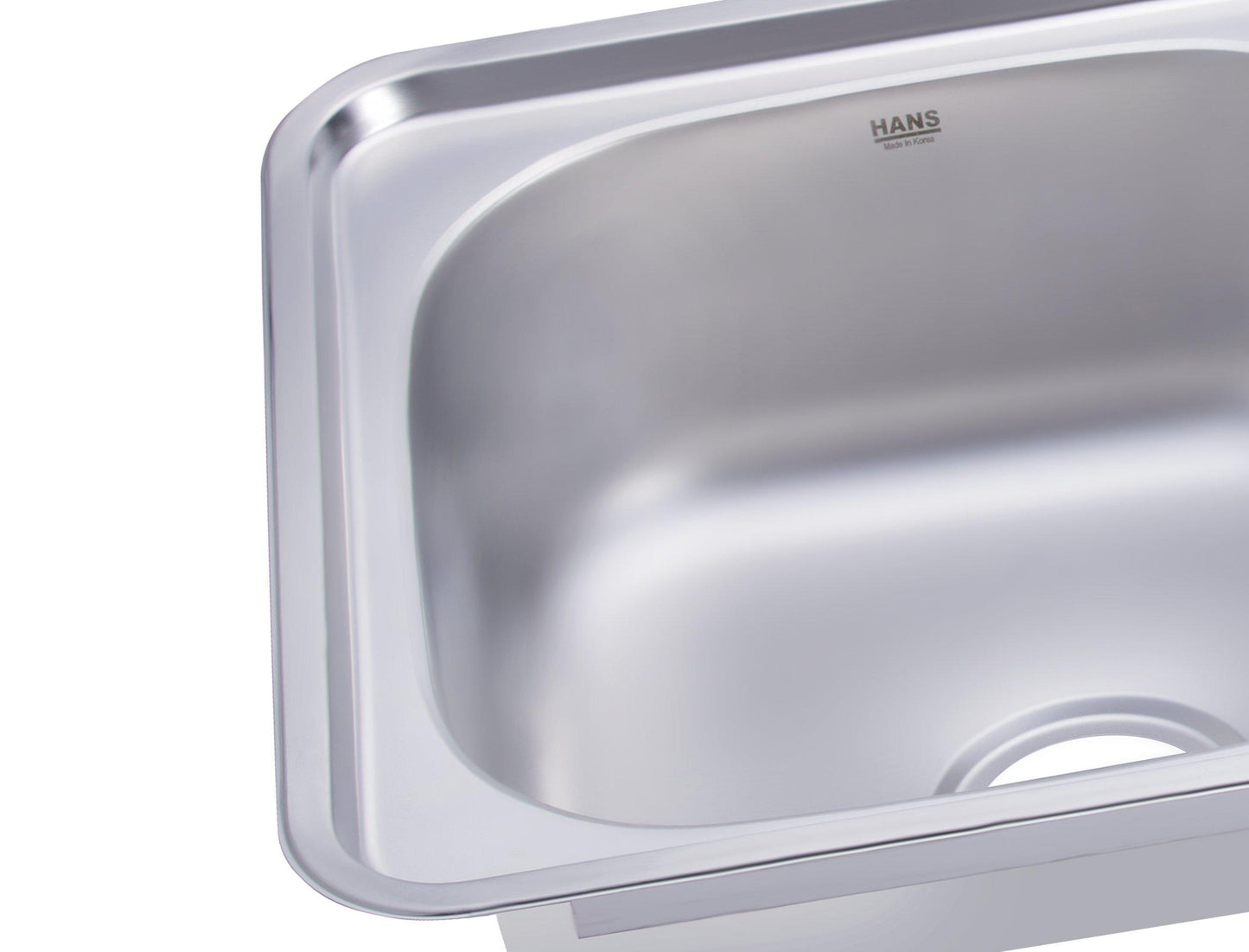 Hans Stainless steel double-bowl kitchen sink 87 cm ISD870 Inset design Saudi Arabia